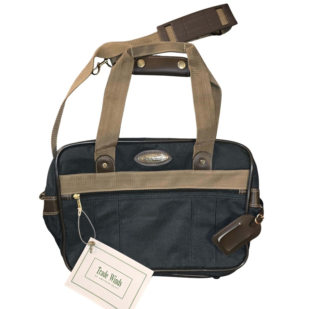 Trade Winds American Flyer Carry On‎ Luggage Shoulder Bag Travel